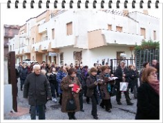 Sacra Famiglia in processione